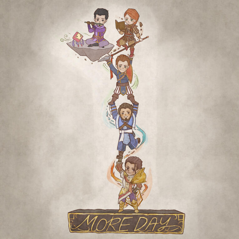 Masquerada: Songs and Shadows Countdown Art Masquerada: Songs and Shadows Countdown Art